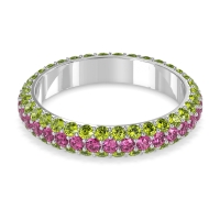 Fully Studded Eternity Vartula Band