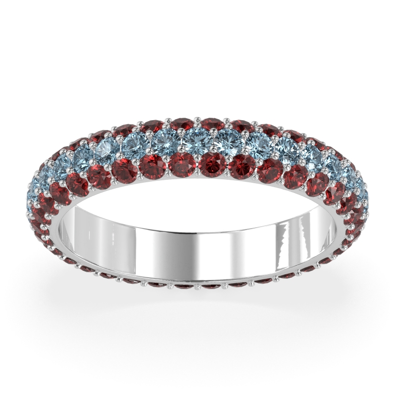 Fully Studded Eternity Vartula Band