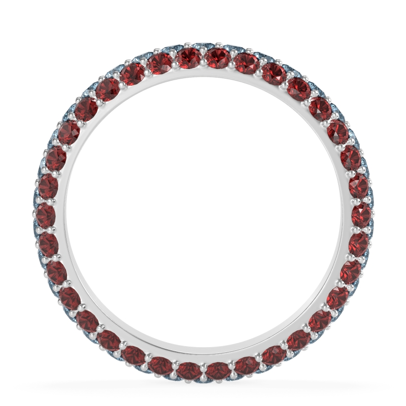 Fully Studded Eternity Vartula Band