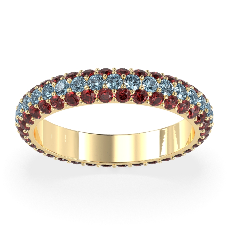 Fully Studded Eternity Vartula Band