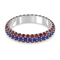 Fully Studded Eternity Vartula Band