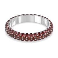 Fully Studded Eternity Vartula Band