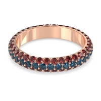 Fully Studded Eternity Vartula Band