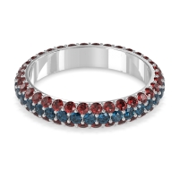 Fully Studded Eternity Vartula Band