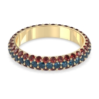 Fully Studded Eternity Vartula Band