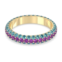 Fully Studded Eternity Vartula Band