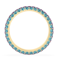 Fully Studded Eternity Vartula Band