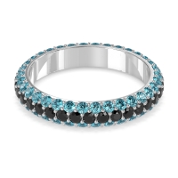 Fully Studded Eternity Vartula Band