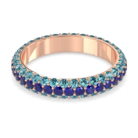 Fully Studded Eternity Vartula Band