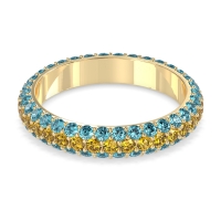 Fully Studded Eternity Vartula Band