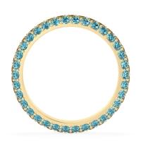 Fully Studded Eternity Vartula Band