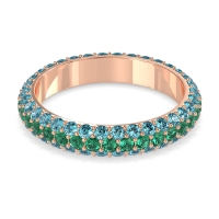 Fully Studded Eternity Vartula Band