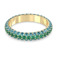 Fully Studded Eternity Vartula Band