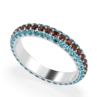 Fully Studded Eternity Vartula Band