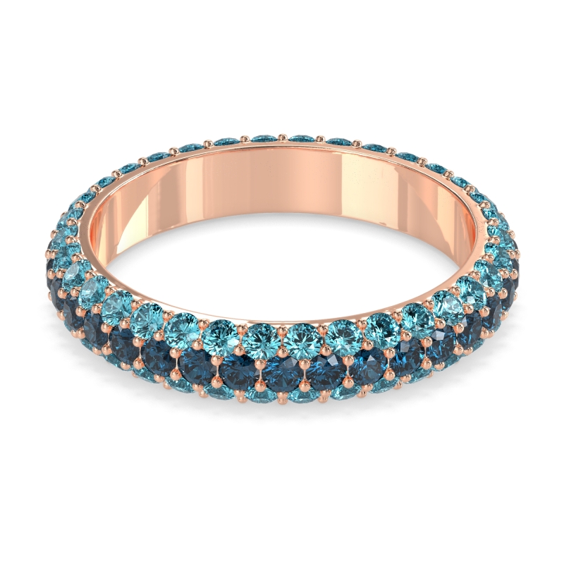 Fully Studded Eternity Vartula Band