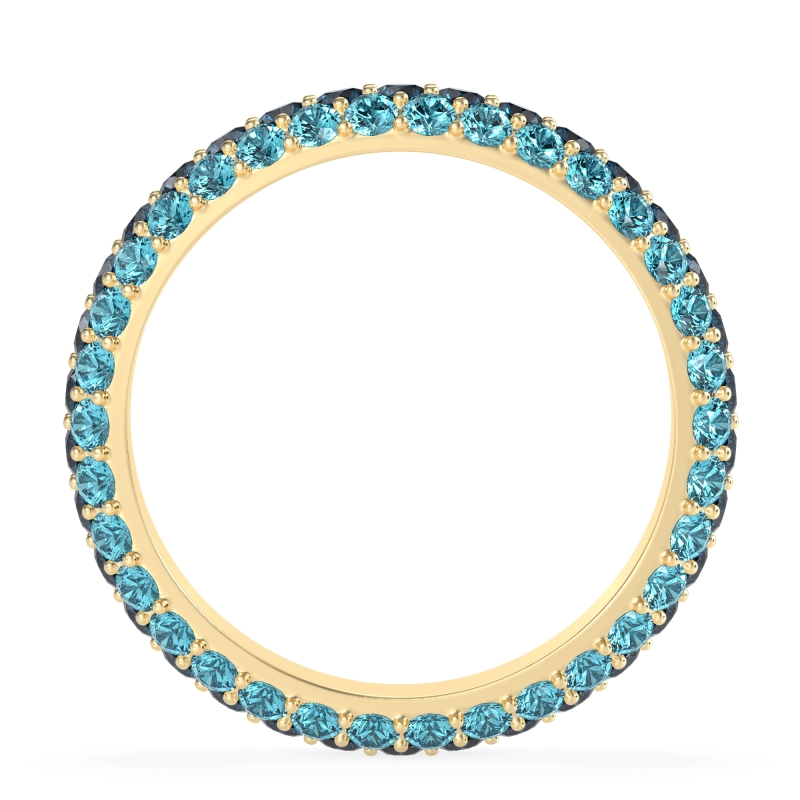 Fully Studded Eternity Vartula Band