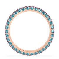 Fully Studded Eternity Vartula Band