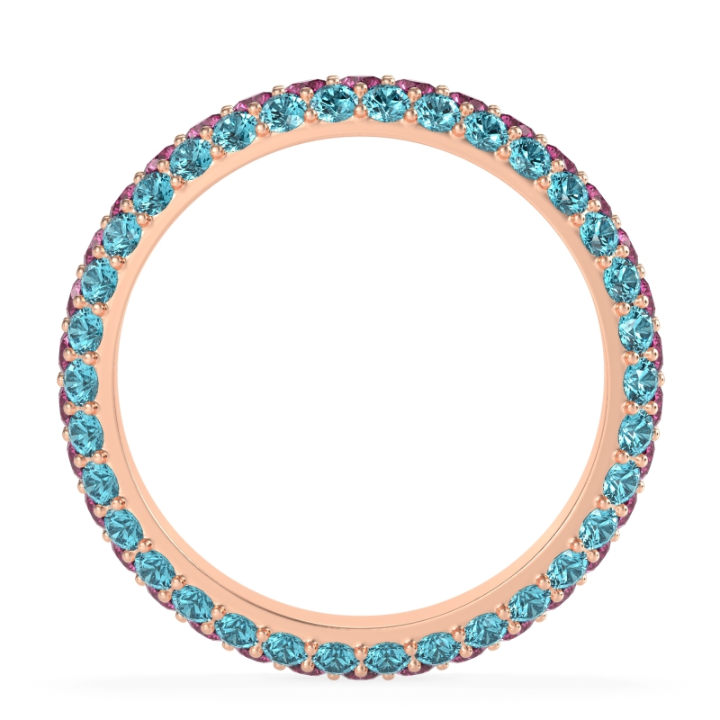 Fully Studded Eternity Vartula Band