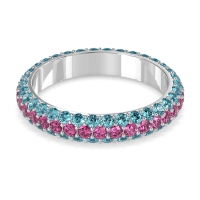 Fully Studded Eternity Vartula Band