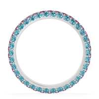 Fully Studded Eternity Vartula Band