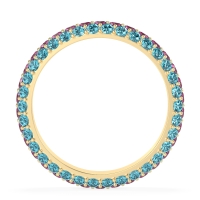 Fully Studded Eternity Vartula Band