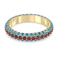 Fully Studded Eternity Vartula Band