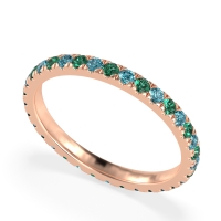 Classic Pave Eternity Vana Band