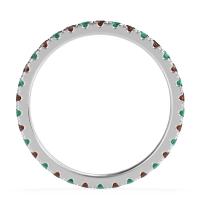 Classic Pave Eternity Vana Band