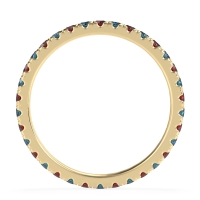 Classic Pave Eternity Vana Band