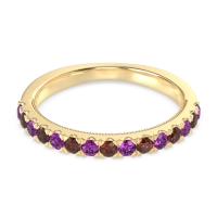 Half-Eternity Pave Milgrain Janu Band