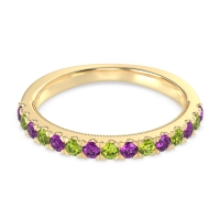 Half-Eternity Pave Milgrain Janu Band