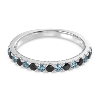 Half-Eternity Pave Milgrain Janu Band