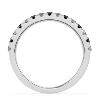 Half-Eternity Pave Milgrain Janu Band