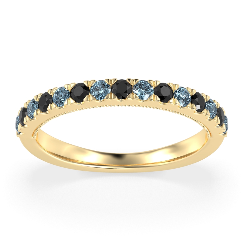 Half-Eternity Pave Milgrain Janu Band