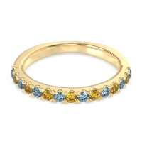 Half-Eternity Pave Milgrain Janu Band