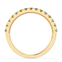 Half-Eternity Pave Milgrain Janu Band