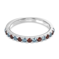 Half-Eternity Pave Milgrain Janu Band