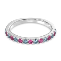 Half-Eternity Pave Milgrain Janu Band