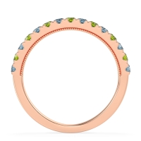Half-Eternity Pave Milgrain Janu Band