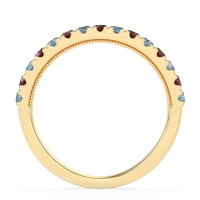 Half-Eternity Pave Milgrain Janu Band