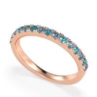 Half-Eternity Pave Milgrain Janu Band