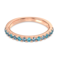 Half-Eternity Pave Milgrain Janu Band