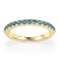Half-Eternity Pave Milgrain Janu Band
