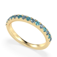Half-Eternity Pave Milgrain Janu Band