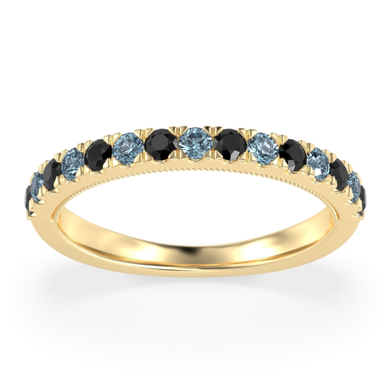 Half-Eternity Pave Milgrain Janu Band