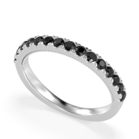 Half-Eternity Pave Milgrain Janu Band