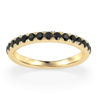 Half-Eternity Pave Milgrain Janu Band