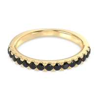 Half-Eternity Pave Milgrain Janu Band