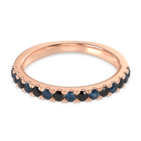 Half-Eternity Pave Milgrain Janu Band