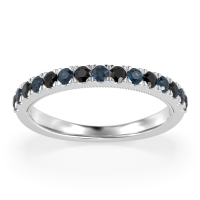 Half-Eternity Pave Milgrain Janu Band
